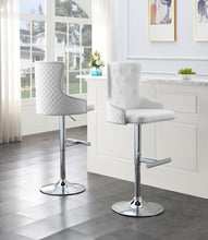 Load image into Gallery viewer, ST115 - Velvet Bar Stool (Set of 2)