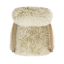 Load image into Gallery viewer, Enchante - New Zealand Sheepskin Accent Arm Chair - Taupe / Natural