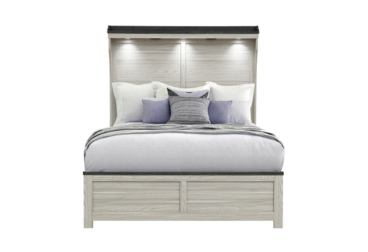Ashley - Queen Panel Bed - Brown