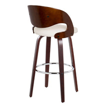 Load image into Gallery viewer, Pino - Mid Century Modern Fixed Height Barstool With Swivel & Round Footrest (Set of 2)