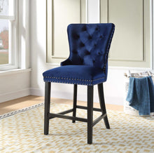 Load image into Gallery viewer, D2081 - Velvet Counter Chair (Set of 2)