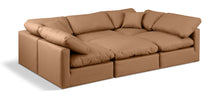 Load image into Gallery viewer, Indulge - Faux Leather 6 Piece Modular Sectional