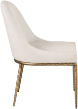 Load image into Gallery viewer, Ferro - Upholstered Dining Side Chair With Brushed Gold Legs