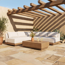 Load image into Gallery viewer, Solace - Olefin Performance Fabric 3 Piece Outdoor Patio Modular Sectional (2 Loveseats & Corner Chair)