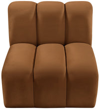 Load image into Gallery viewer, Arc - Velvet Straight Chair - Saddle
