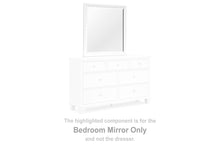 Load image into Gallery viewer, Fortman - Bedroom Mirror - White