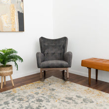 Load image into Gallery viewer, Alistair - Rocking Chair - Brown / Dark Gray