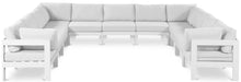 Load image into Gallery viewer, Nizuc - Outdoor Patio 11 Piece Modular Sectional With White Frame