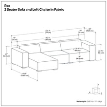 Load image into Gallery viewer, Rex - Handcrafted Sectional Sofa