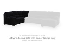 Load image into Gallery viewer, SimpleJoy - LAF Sofa With Corner Wedge - Onyx
