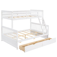 Load image into Gallery viewer, Bunk Bed With Ladders And 2 Storage Drawers