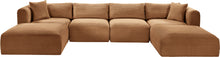 Load image into Gallery viewer, Shaggy - Fabric 6 Piece Modular Sectional With 2 Ottomans