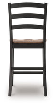 Load image into Gallery viewer, Wildenauer - Barstool (Set of 2) - Brown / Black