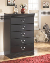 Load image into Gallery viewer, Huey Vineyard - Five Drawer Chest - Black