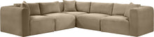 Load image into Gallery viewer, Shaggy - Fabric 5 Piece Modular Corner Sectional