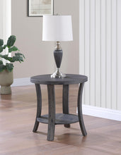 Load image into Gallery viewer, T177 - Coffee Table & 2 Round End Tables - Dark Brown