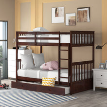 Load image into Gallery viewer, Bunk Bed With Ladders And 2 Storage Drawers