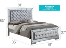 Load image into Gallery viewer, Stylish Contemporary Bed With Minimalist Design
