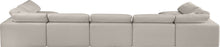 Load image into Gallery viewer, Comfy - 7 Piece Linen Modular Armless Sectional