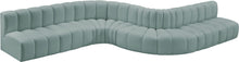 Load image into Gallery viewer, Arc - Faux Leather 8 Piece Curved Modular Sofa