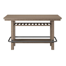 Load image into Gallery viewer, Bar Height Storage Table With Construction - Brown