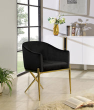 Load image into Gallery viewer, Xavier - Dining Chair with Gold Legs