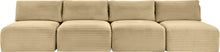 Load image into Gallery viewer, Shaggy - 4 Seat Modular Armless Sofa