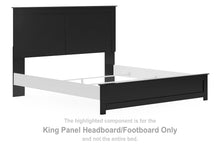 Load image into Gallery viewer, Maribel - King Panel Headboard/Footboard - Black