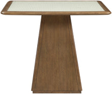 Load image into Gallery viewer, Atrium - Glass Top And Wood Base Dining Table