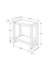 Load image into Gallery viewer, Accent Side Table, Narrow, Small, 2 Tier, Contemporary And Modern