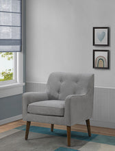 Load image into Gallery viewer, Ryder - Mid Century Modern Woven Fabric Tufted Armchair