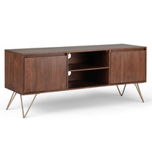 Load image into Gallery viewer, Hunter - TV Media Stand - Umber Brown Stain