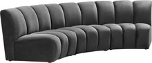 Load image into Gallery viewer, Infinity - 3 Piece Velvet Modular Sectional