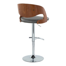 Load image into Gallery viewer, Pino - Mid Century Modern Adjustable Barstool & Swivel With Rounded T Footrest (Set of 2)