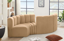Load image into Gallery viewer, Arc - Velvet 4 Piece Curved Modular Sofa