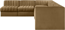 Load image into Gallery viewer, Rummi - Velvet Performance Fabric Upholstered 6 Piece Modular Sectional