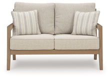Load image into Gallery viewer, Hallow Creek - Loveseat With Cushion - Driftwood