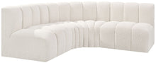 Load image into Gallery viewer, Arc - Boucle Fabric 4 Piece Corner Modular Sofa