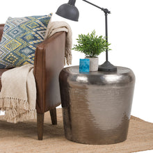 Load image into Gallery viewer, Troy - Metal Accent Table - Antique Silver