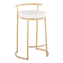Load image into Gallery viewer, Fuji - Round Contemporary Fixed Height Counter Stool (Set of 2)