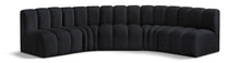 Load image into Gallery viewer, Arc - Velvet 5 Piece U-Shaped Modular Sofa