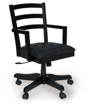 Load image into Gallery viewer, Wildenauer - Home Office Swivel Desk Chair - Brown / Black