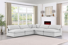 Load image into Gallery viewer, Comfy - 5 Piece Linen Modular Corner Armless Sectional