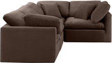Load image into Gallery viewer, Indulge - Velvet 4 Piece Modular Corner Sectional