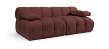 Load image into Gallery viewer, Orin - Velvet Performance Fabric Upholstered 2 Piece Modular Sofa