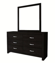 Load image into Gallery viewer, Jaylen 6 Drawer Dresser in Black