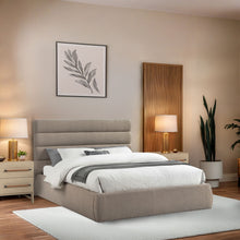 Load image into Gallery viewer, Adam - Linen Fabric Bed With 52" Headboard