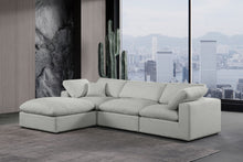 Load image into Gallery viewer, Comfy - 4 Piece Linen Fabric Modular Sectional With Chaise