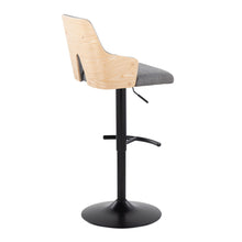 Load image into Gallery viewer, Stella - Contemporary Adjustable Barstool Stool With Swivel And Rounded T Footrest (Set of 2)