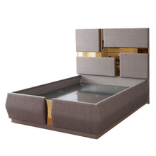 Load image into Gallery viewer, Lorenzo - Queen Size Tufted Upholstered Bed - Gray